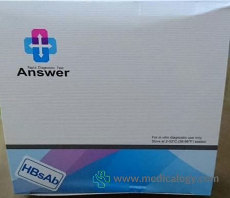 harga Answer Rapid Test HBsAb Strip 50T