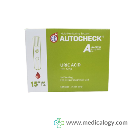 harga AutoCheck Strip Asam Urat isi 50