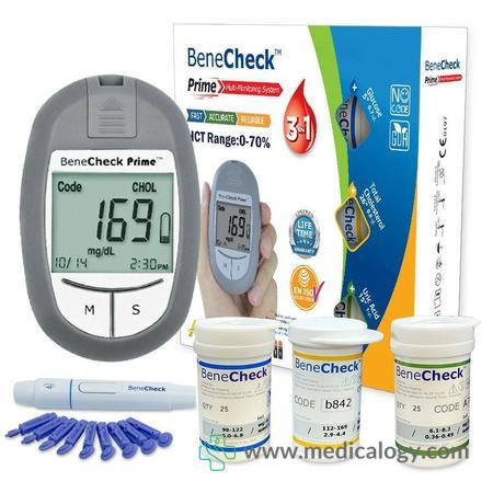 harga Benecheck Prime 3 in 1 (Gula Darah, Kolesterol, Asam Urat)