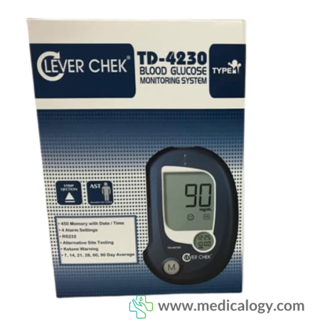 harga Clever Check Meter with Tube Strip Alat Cek Gula Darah 50T