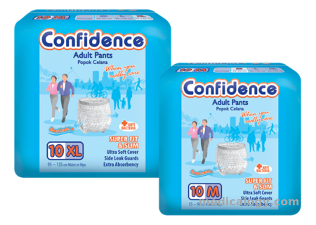 jual Confidence Popok Celana Size XL Isi 10