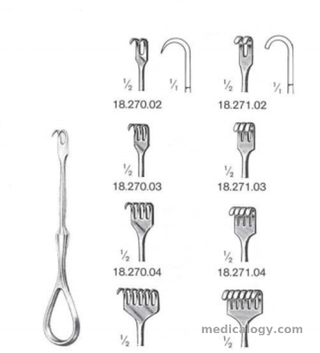 harga Dimeda Biopsy Set VOLKMANN Retractor 21,5 cm Sharp