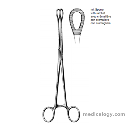 harga Dimeda Cesarean Section Set FOERSTER Swab Forceps Serrated cvd 25cm