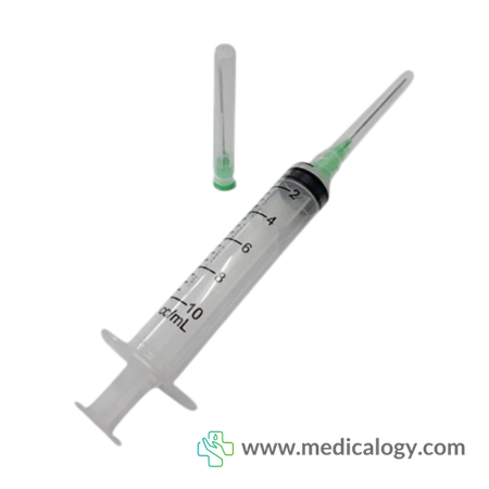 harga E-CARE SYRINGE WITH NEEDLE 3 ml 23G 1 1/4 per box isi 100