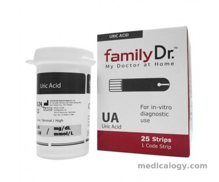 jual Family Dr Strip Alat Cek Asam Urat 25T