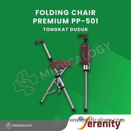 harga Folding chair/tongkat duduk Premium PP-501 Serenity