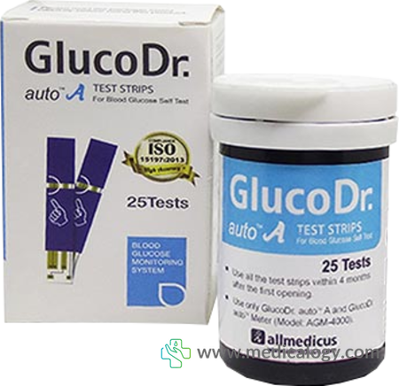 beli Gluco Dr Auto Strip Alat Cek Gula Darah 25T