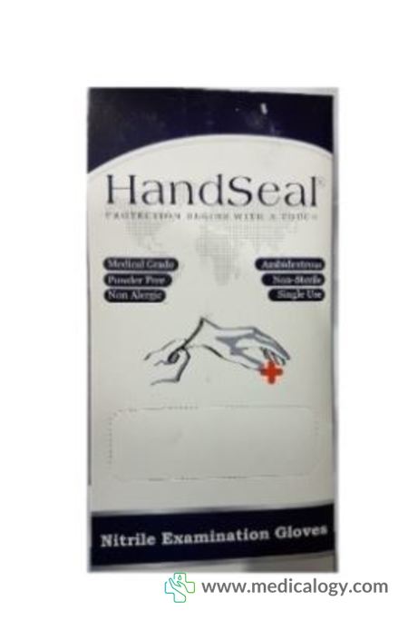 harga HANDSEAL Nitrile Biru Sarung Tangan S 100ea Free Powder