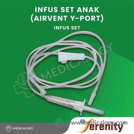 harga Infus Set (Airvent Y-Port) Anak Serenity / Selang Infus