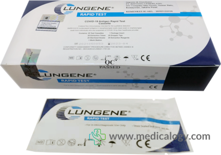 harga Lungene Antigen Swab 1 Box isi 25 Kit