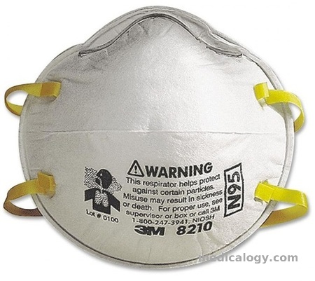 harga Masker Kabut Asap Respirator 3M 8210 N95 Eceran