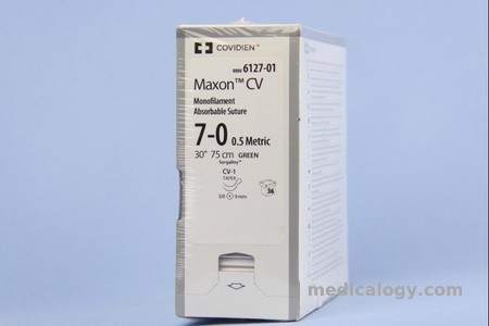 harga Maxon 7-0 Hijau 60 cm Taper Point 3/8 Circle 9 mm (Kardiovaskular)