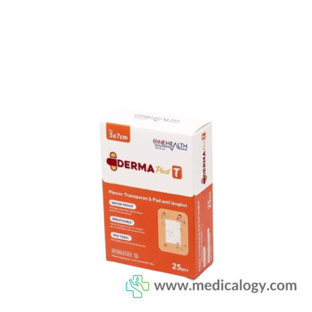 harga OneHealth Dermaplast T Plester Luka Anti Air Transparan Penutup Luka - 5x7 cm