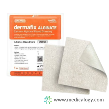 harga Onemed Dermafix Alginate 10x10cm Plester Luka isi 1 pcs 