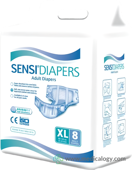 harga Pampers Dewasa Sensi Size XL per pack isi 8