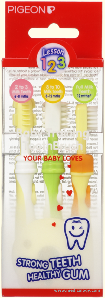 harga Pigeon Training Toothbrush Set - 514 Sikat Gigi Bayi