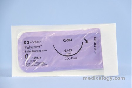 harga Polysorb 0 Violet 90 cm Taper Point 1/2 Circle 48 mm (Fascia/Otot/Uterus)