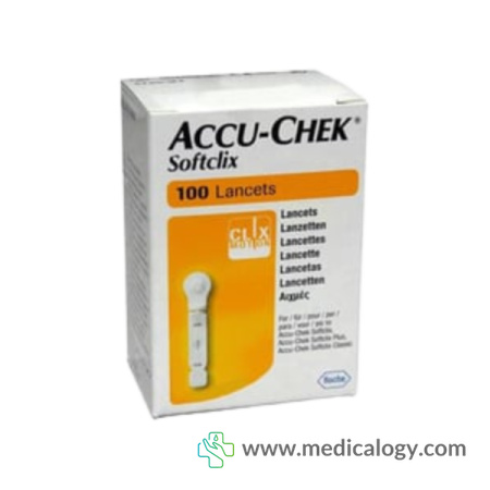 jual Promo Accuchek Softclix Lancet Alat Cek Darah Ecer per pcs