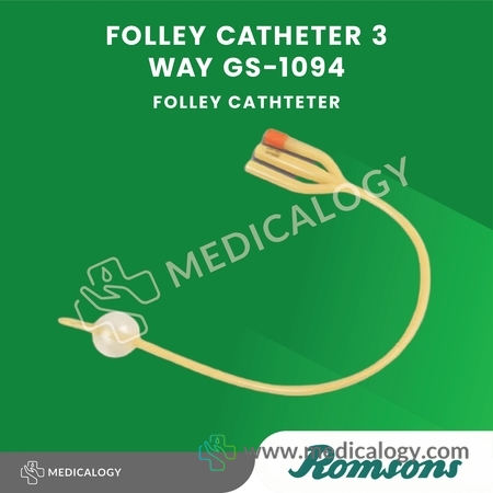 harga Romsons Foley Catheter 3 Way GS-1094 Selang Kencing Urin Kateter Size 16 per pcs