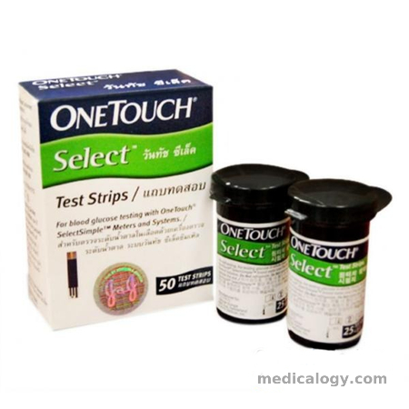 harga One Touch Strip Alat Cek Gula Darah Isi 50