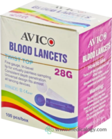 jual Avico Lancet isi 100 pcs Alat Cek Darah