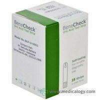 jual Benecheck Plus Uric Acid Stik Alat Cek Asam Urat 25T