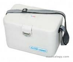 jual Box Vaksin 8 Liter HTTL 1080 with LCD Thermometer and 6 pcs Ice Gel