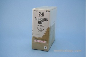 jual Chromic Gut 2-0 Taper Point  90 cm 1/2 Circle 37 mm (Fascia/Otot/Uterus)