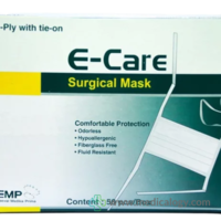 jual E-CARE MASKER TIE ON masker tali per box isi 100