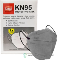 jual Masker KN95 Sensi Warna Abu Abu Grey