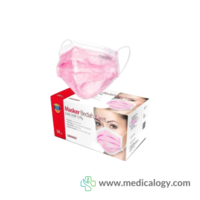 jual Masker Medis Earloop Onemed pink isi 50 Pcs