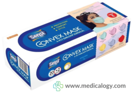 jual Masker Sensi Convex Warna Snowy isi 20 + 2 pcs