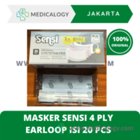 jual Masker Sensi Earloop 4 Ply Isi 20 Pcs