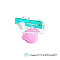 jual Onemed Masker Medis UFO Isi 20 Pcs Pink