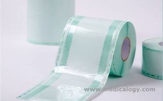 jual SANPack Pouches Sterilization Gussette 100m x 40 x 6 cm