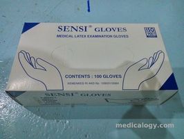 Sensi Sarung Tangan Latex Pre-Powdered Ukuran S