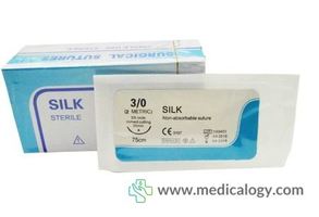 jual SERENITY Benang Silk Brainded 3/0 without needle 12ea