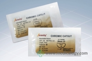 jual SERENITY Chromic Catgut + Needle  2/0