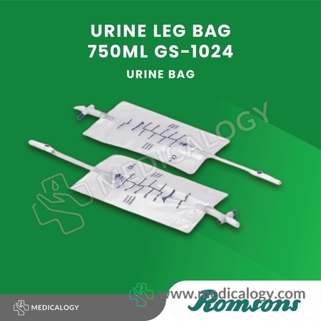 jual Urine Leg Bag 750 ml GS-1024 Romsons Per pcs