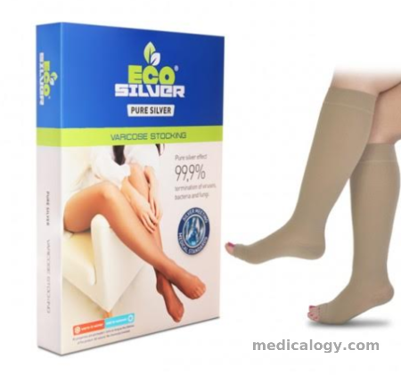 harga Varicose Stocking Knee - Open Toe 4550 Beige Size 1